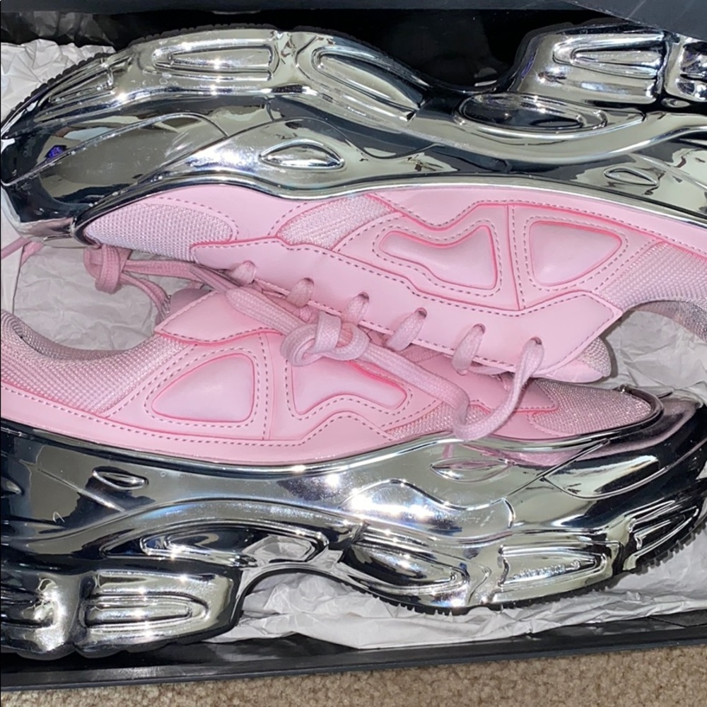 Adidas Ozweego Raf Simons Pink Silver Metallic